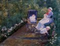 Kinder in einem Garten Impressionismus Mütter Kinder Mary Cassatt